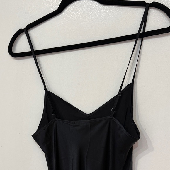 Reformation Black 100% Silk Dress Size 6 $298 - Picture 7 of 11